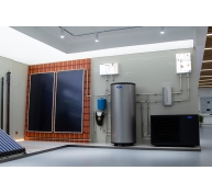 Split pressurized solar flat system