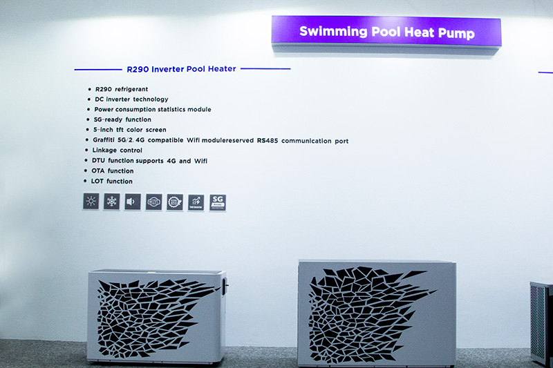Swimming pool heat pump